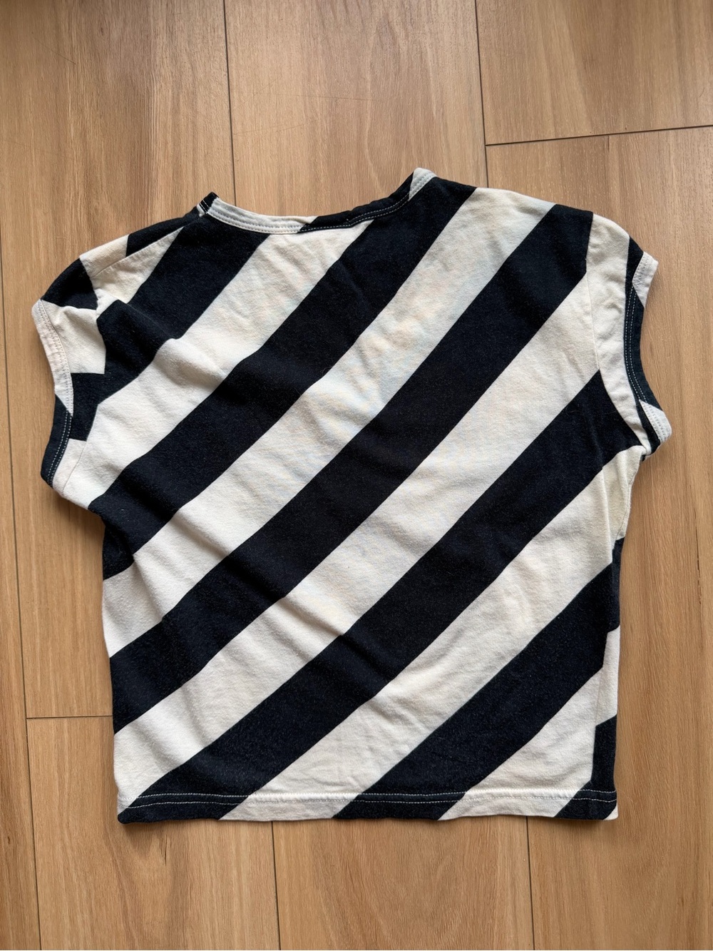 Vintage off-white-and-black John Paul Gaultier crop top - Picture 3 of 6